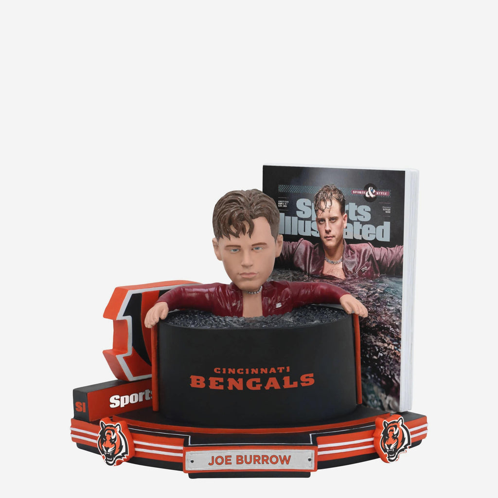 Joe Burrow Cincinnati Bengals Brrr Sports Illustrated Cover Bobblehead FOCO - FOCO.com