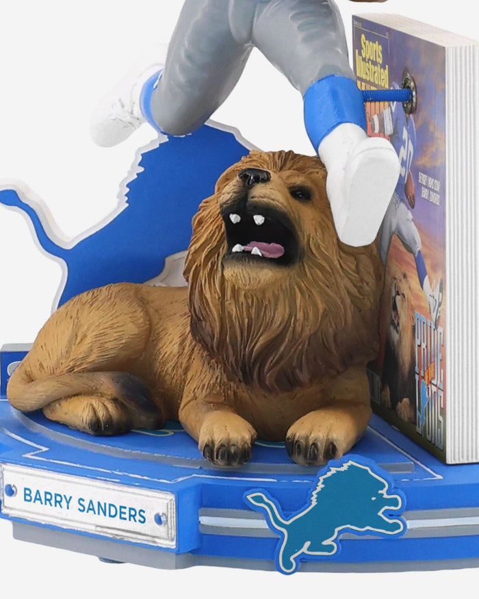 Barry Sanders Detroit Lions Pride of the Lions Sports Illustrated Kids Cover Bobblehead FOCO - FOCO.com