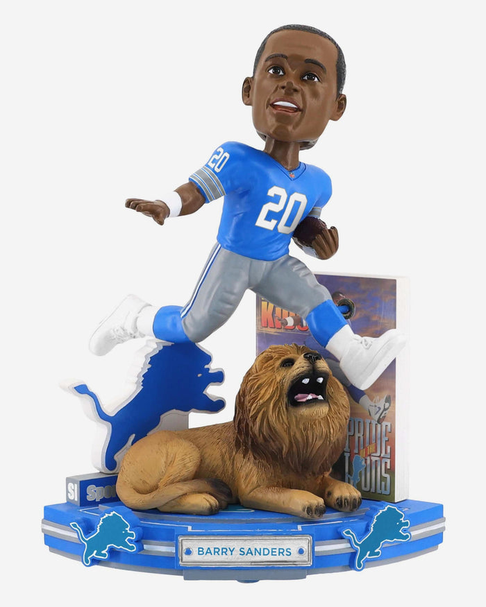 Barry Sanders Detroit Lions Pride of the Lions Sports Illustrated Kids Cover Bobblehead FOCO - FOCO.com