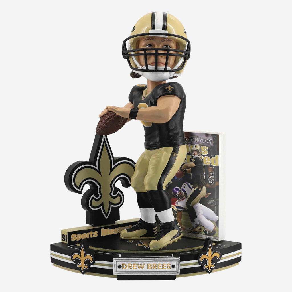 Drew Brees New Orleans Saints Heaven Sent Sports Illustrated Cover Bobblehead FOCO - FOCO.com