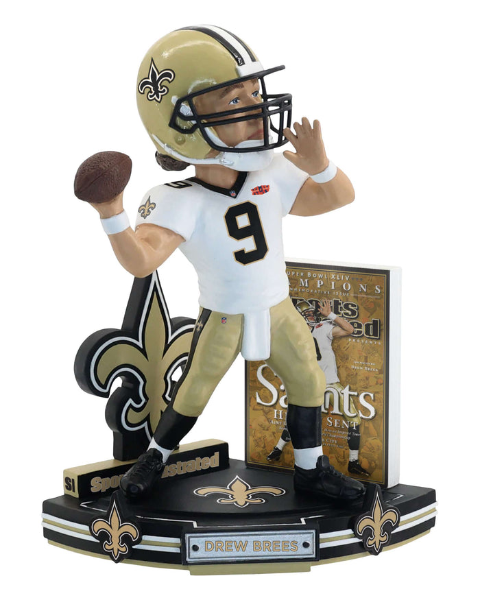 Drew Brees New Orleans Saints Heaven Sent Sports Illustrated Cover Bobblehead FOCO - FOCO.com