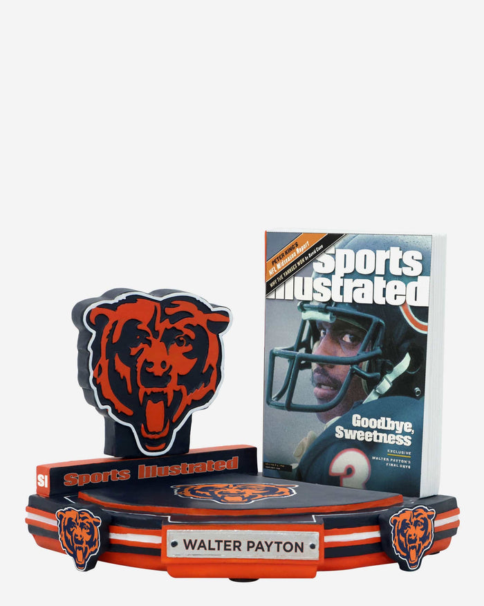 Walter Payton Chicago Bears Goodbye Sweetness Sports Illustrated Cover Bobblehead FOCO - FOCO.com