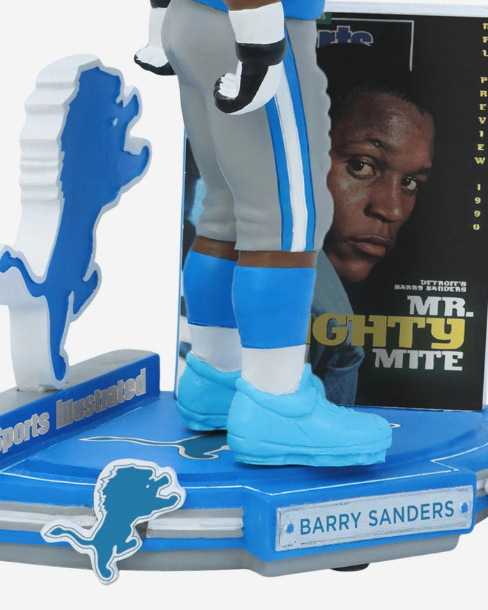Barry Sanders Detroit Lions Mr Mighty Mite Sports Illustrated Cover Bobblehead FOCO - FOCO.com