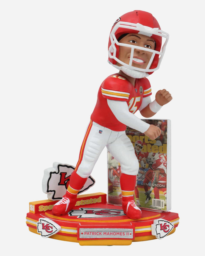 Patrick Mahomes Kansas City Chiefs Next Dimension Sports Illustrated Cover Bobblehead FOCO - FOCO.com