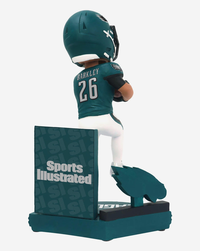 Saquon Barkley Philadelphia Eagles Taking Flight Super Bowl LIX Champions Sports Illustrated Cover Bobblehead FOCO - FOCO.com