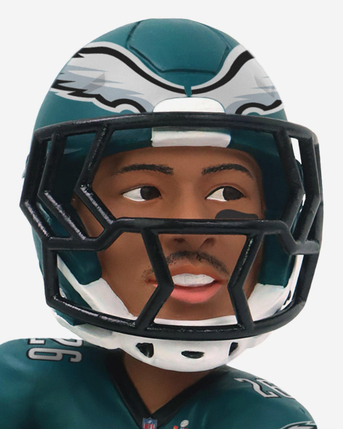 Saquon Barkley Philadelphia Eagles Taking Flight Super Bowl LIX Champions Sports Illustrated Cover Bobblehead FOCO - FOCO.com