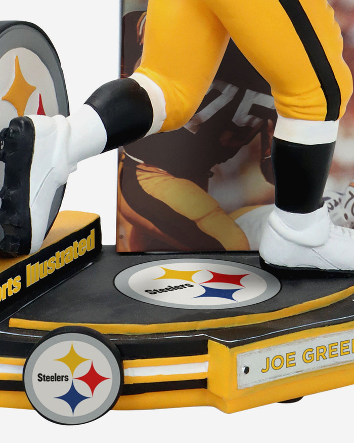 Joe Greene Pittsburgh Steelers Man of Steel Sports Illustrated Cover Bobblehead FOCO - FOCO.com