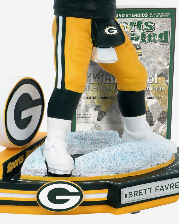 Brett Favre Green Bay Packers Totally Cool Sports Illustrated Cover Bobblehead FOCO - FOCO.com