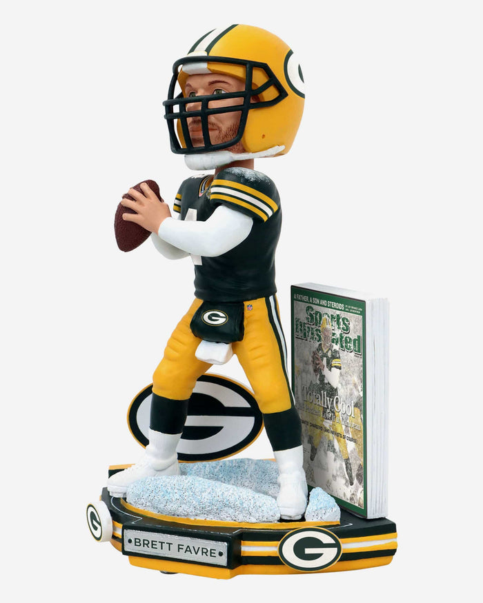 Brett Favre Green Bay Packers Totally Cool Sports Illustrated Cover Bobblehead FOCO - FOCO.com