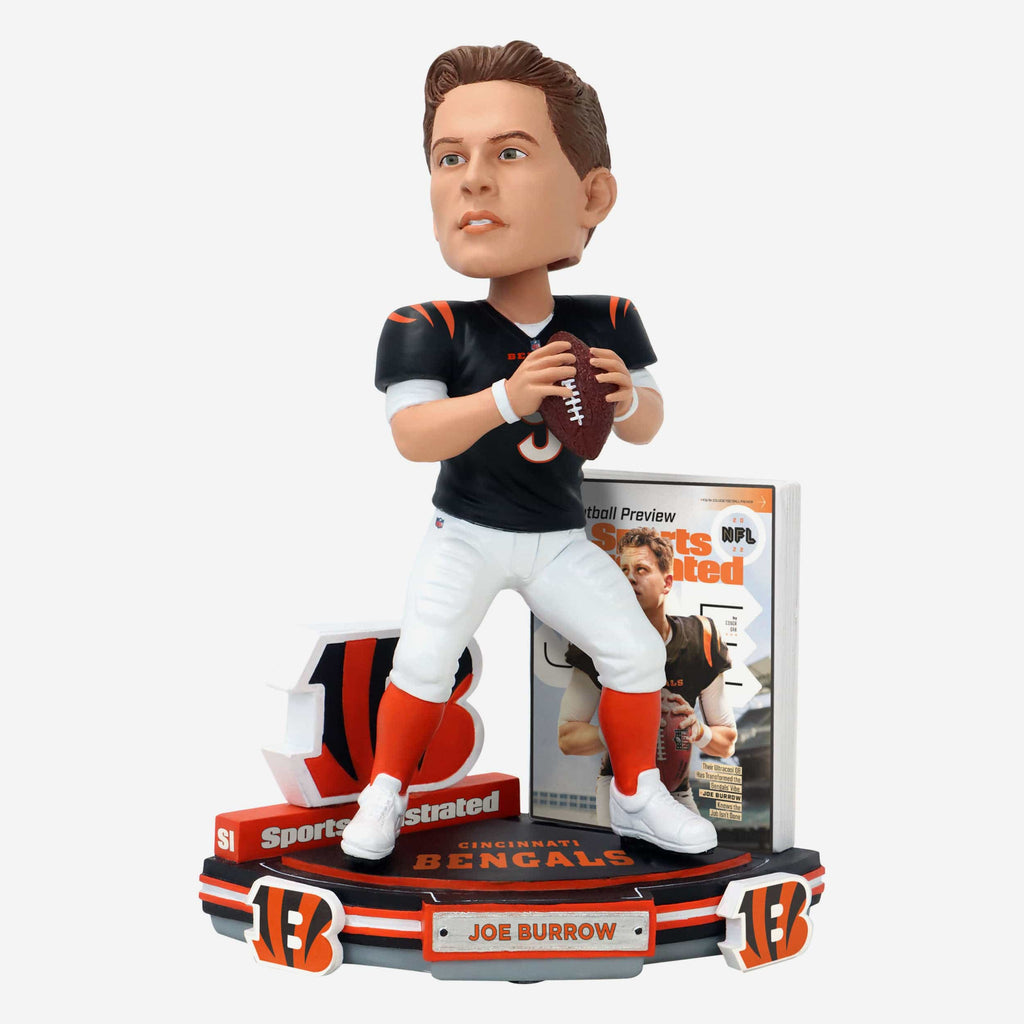 Joe Burrow Cincinnati Bengals The Ultracool Sports Illustrated Cover Bobblehead FOCO - FOCO.com