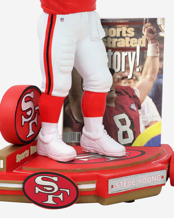 Steve Young San Francisco 49ers Victory Sports Illustrated Cover Bobblehead FOCO - FOCO.com