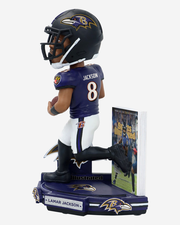 Lamar Jackson Baltimore Ravens What is a Quarterback Sports Illustrated Cover Bobblehead FOCO - FOCO.com