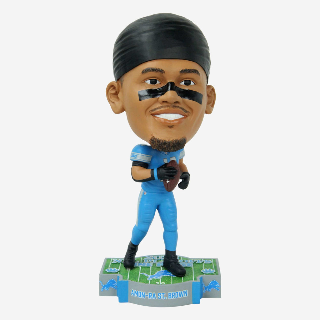 Amon-Ra St Brown Detroit Lions 2023 NFL Playoffs One Pride Bighead Bobblehead FOCO - FOCO.com
