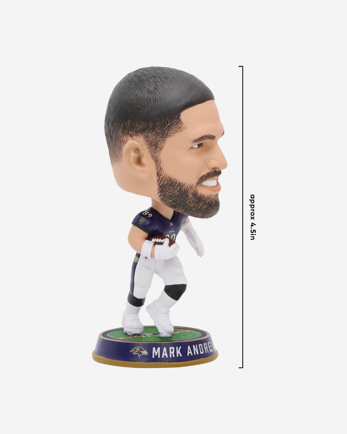 Mark Andrews Baltimore Ravens Field Stripe Mini Bighead Bobblehead FOCO - FOCO.com