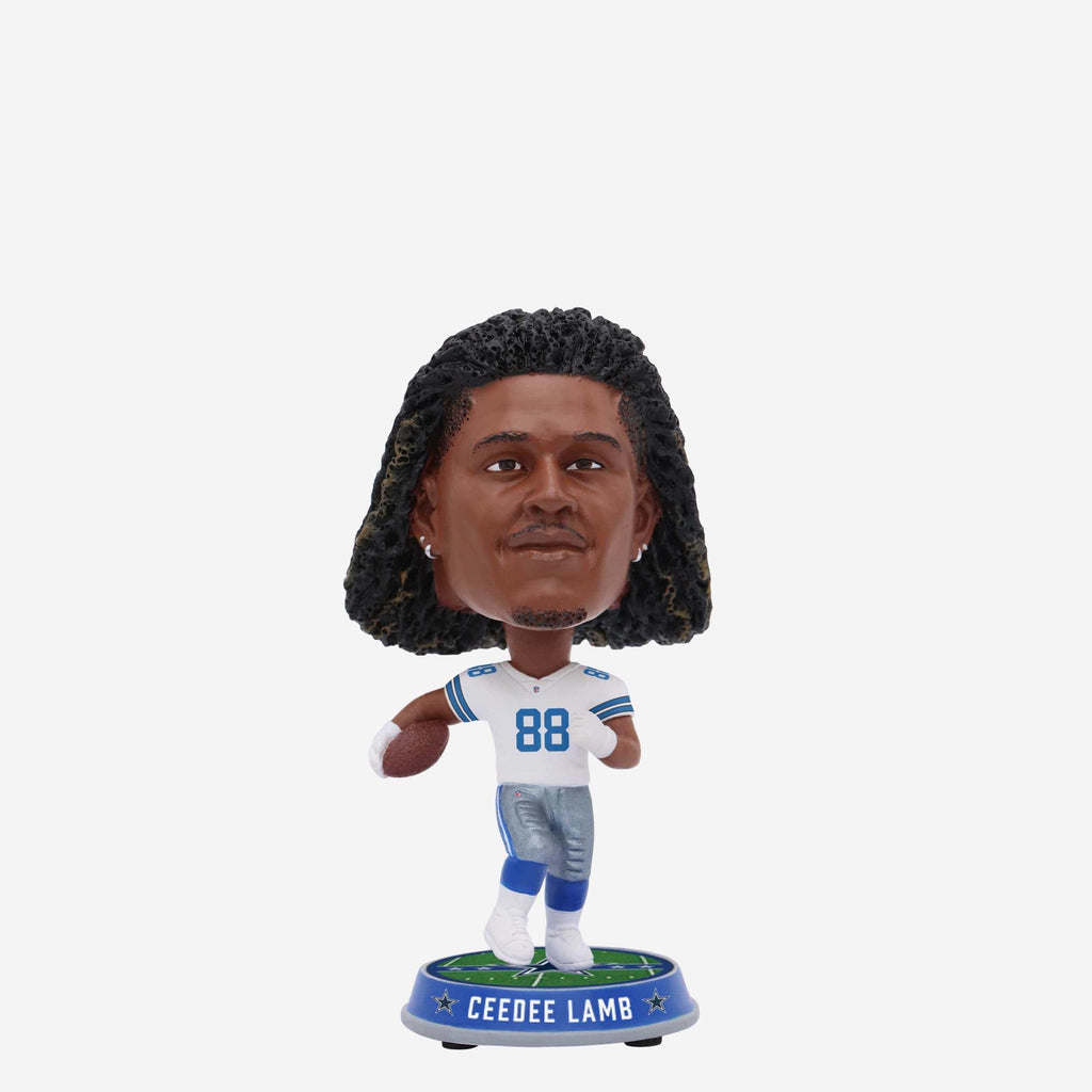 CeeDee Lamb Dallas Cowboys Field Stripe Mini Bighead Bobblehead FOCO - FOCO.com