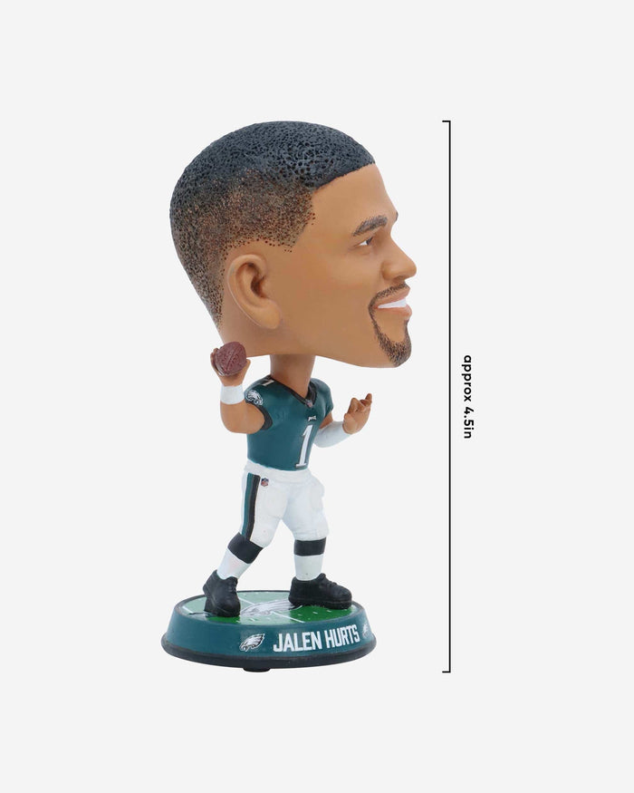 Jalen Hurts Philadelphia Eagles Field Stripe Mini Bighead Bobblehead FOCO - FOCO.com