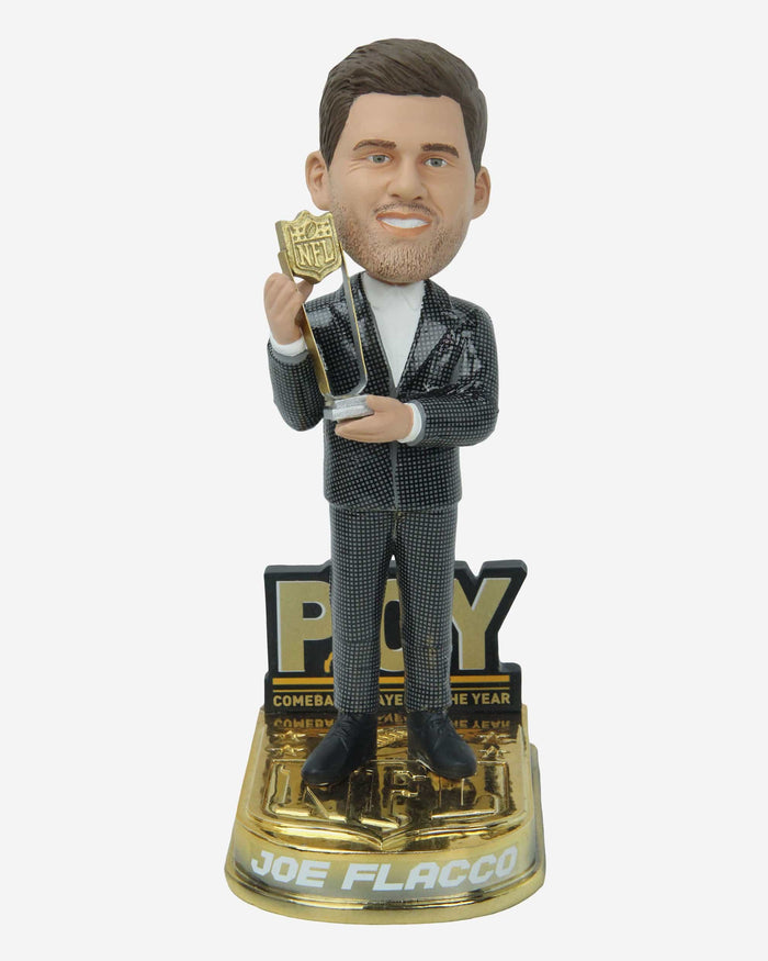 Joe Flacco Cleveland Browns 2023 NFL Comeback Player of the Year Bobblehead FOCO - FOCO.com
