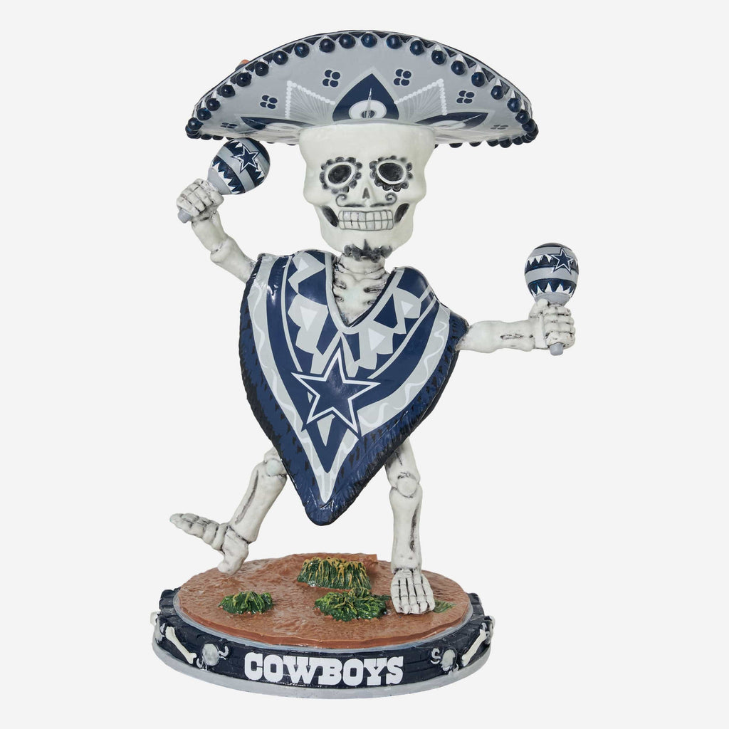 Dallas Cowboys Calavera Glow in the Dark Bobblehead FOCO - FOCO.com