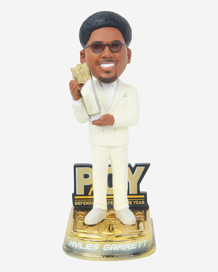 Myles Garrett Cleveland Browns 2023 NFL Defensive Player of the Year Bobblehead FOCO - FOCO.com