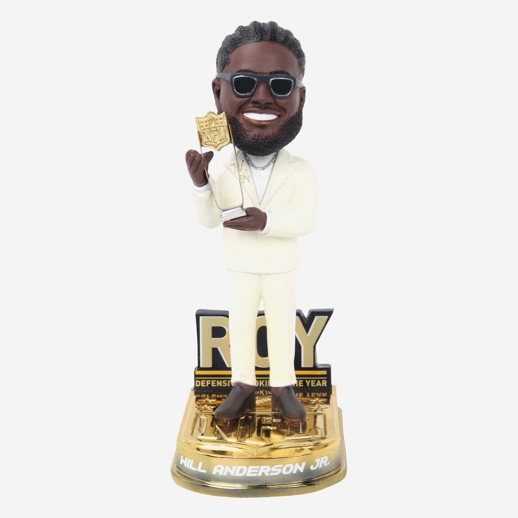 Will Anderson Jr Houston Texans 2023 NFL Defensive Rookie of the Year Bobblehead FOCO - FOCO.com