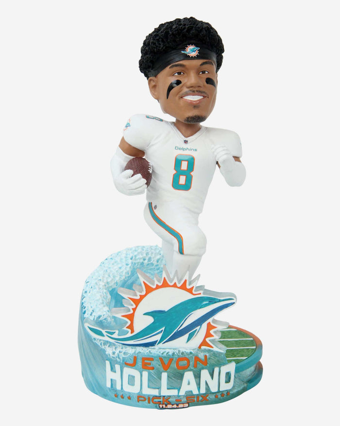 Jevon Holland Miami Dolphins Hail Mary Pick 6 Bobblehead FOCO - FOCO.com