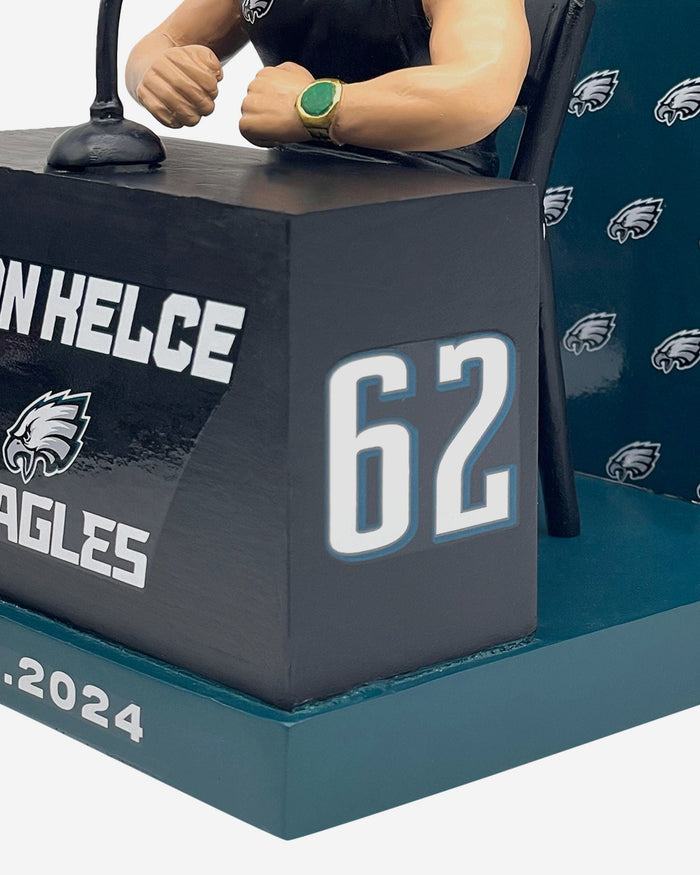 Jason Kelce Philadelphia Eagles Podium Retirement Bobblehead FOCO - FOCO.com