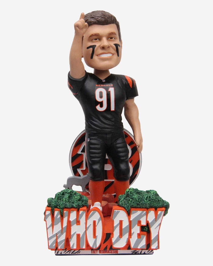 Trey Hendrickson Cincinnati Bengals Who Dey Bobblehead FOCO - FOCO.com