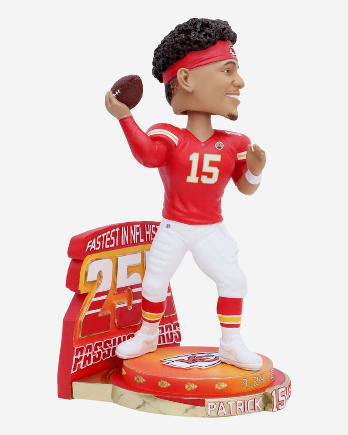 Patrick Mahomes Kansas City Chiefs 25,000 Passing Yards Milestone Bobblehead FOCO - FOCO.com