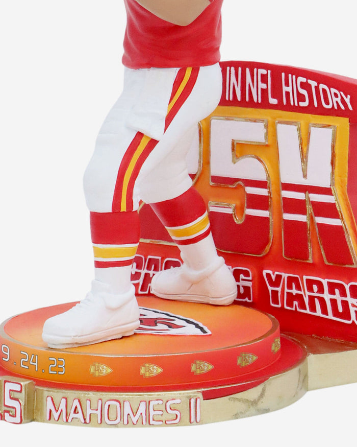 Patrick Mahomes Kansas City Chiefs 25,000 Passing Yards Milestone Bobblehead FOCO - FOCO.com