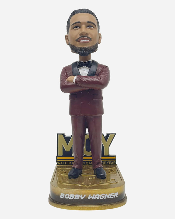 Bobby Wagner Washington Commanders 2025 NFL Man of the Year Bobblehead FOCO - FOCO.com