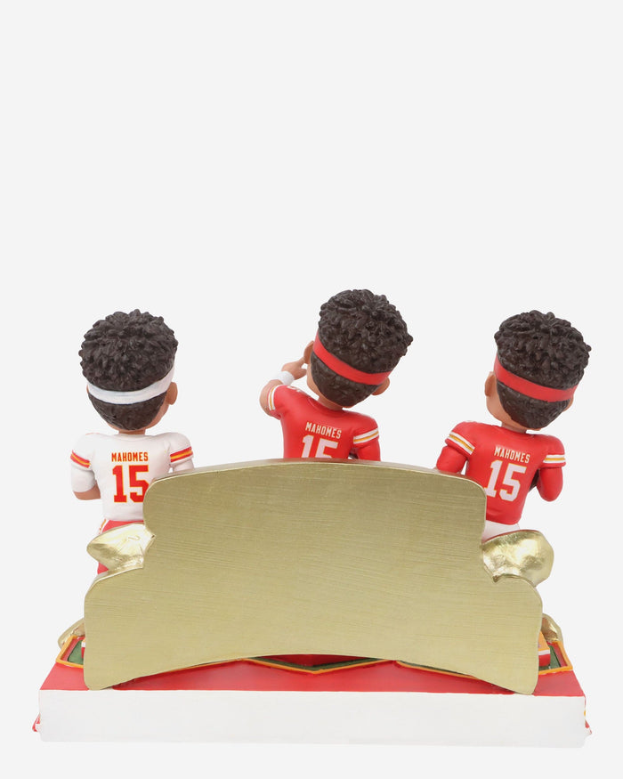 Patrick Mahomes Kansas City Chiefs 3x Super Bowl MVP Bobblehead FOCO - FOCO.com