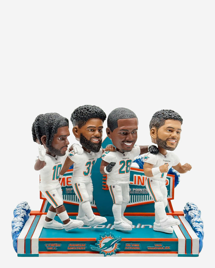 Miami Dolphins 70 Points Celebration Mini Bobblehead Scene FOCO - FOCO.com