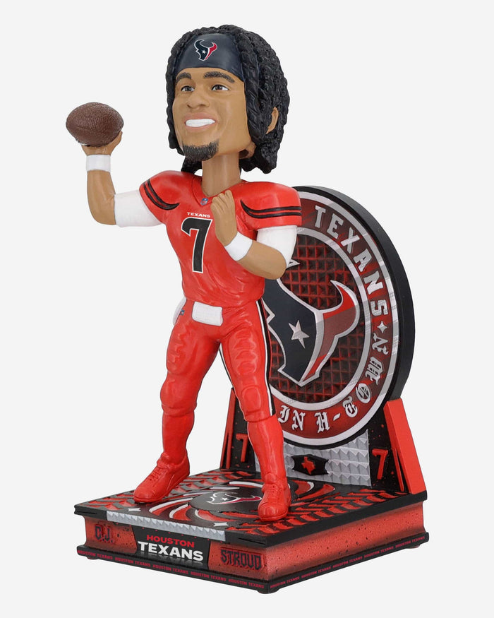 CJ Stroud Houston Texans Battle Red Bobblehead FOCO - FOCO.com