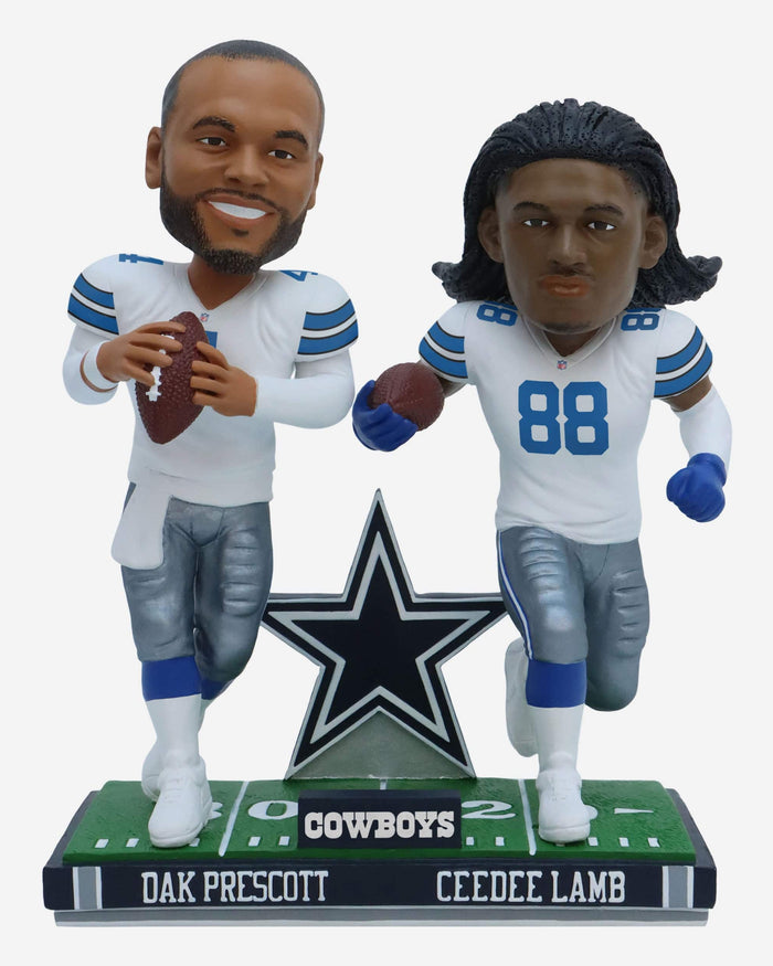 Dak Prescott & CeeDee Lamb Dallas Cowboys Bobblemate Dual Bobblehead FOCO - FOCO.com