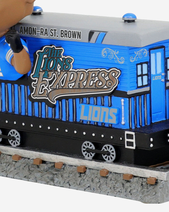 Amon-Ra St Brown Detroit Lions Express Train Bobblehead FOCO - FOCO.com