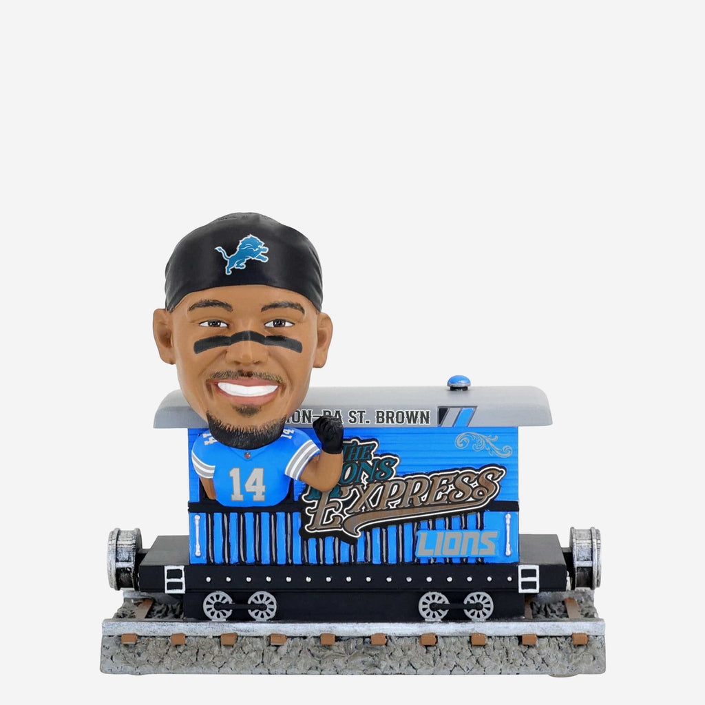 Amon-Ra St Brown Detroit Lions Express Train Bobblehead FOCO - FOCO.com