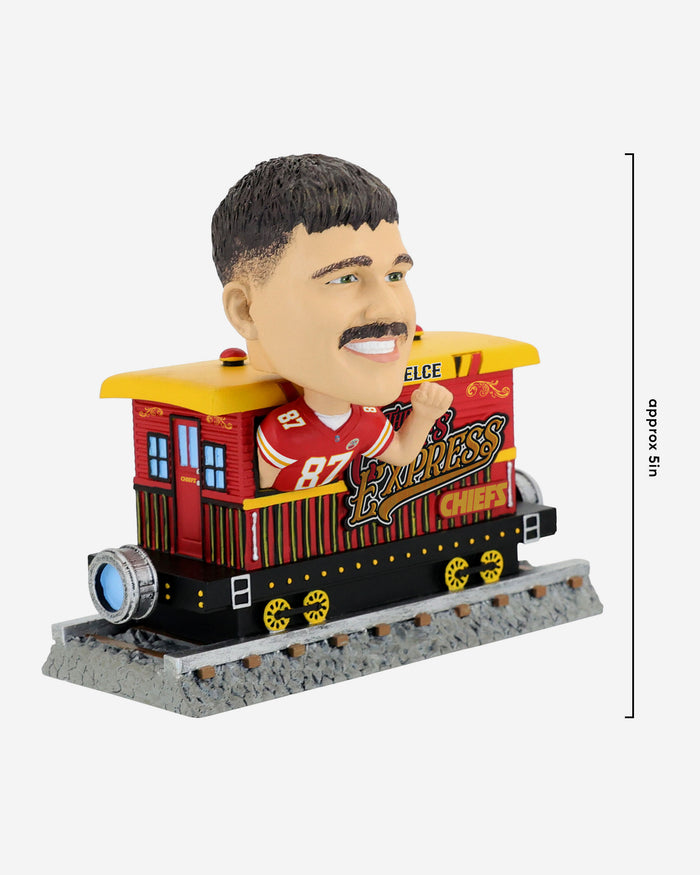 Travis Kelce Kansas City Chiefs Express Train Bobblehead FOCO - FOCO.com