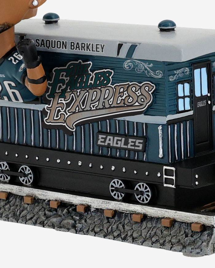 Saquon Barkley Philadelphia Eagles Express Train Bobblehead FOCO - FOCO.com