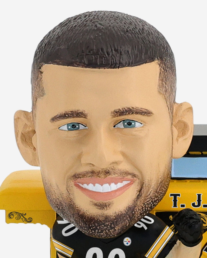 TJ Watt Pittsburgh Steelers Express Train Bobblehead FOCO - FOCO.com