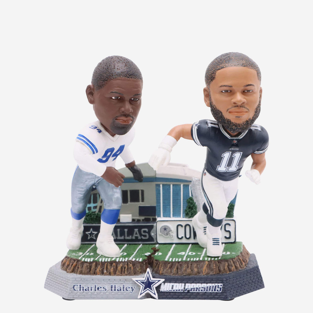 Charles Haley & Micah Parsons Dallas Cowboys Then and Now Bobblehead FOCO - FOCO.com