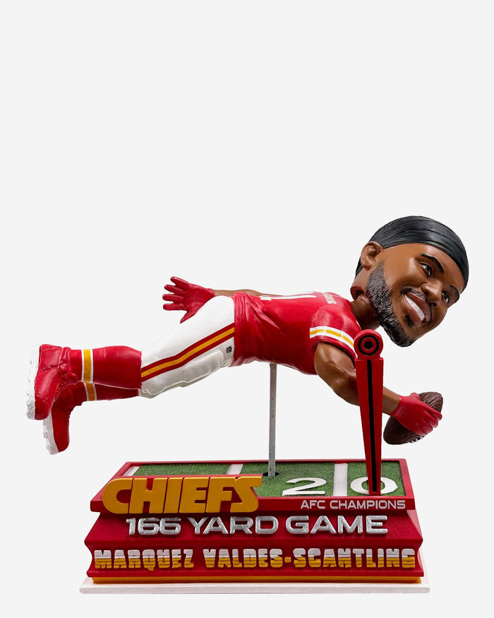 Marquez Valdes-Scantling Kansas City Chiefs First Down Reach Bobblehead FOCO - FOCO.com