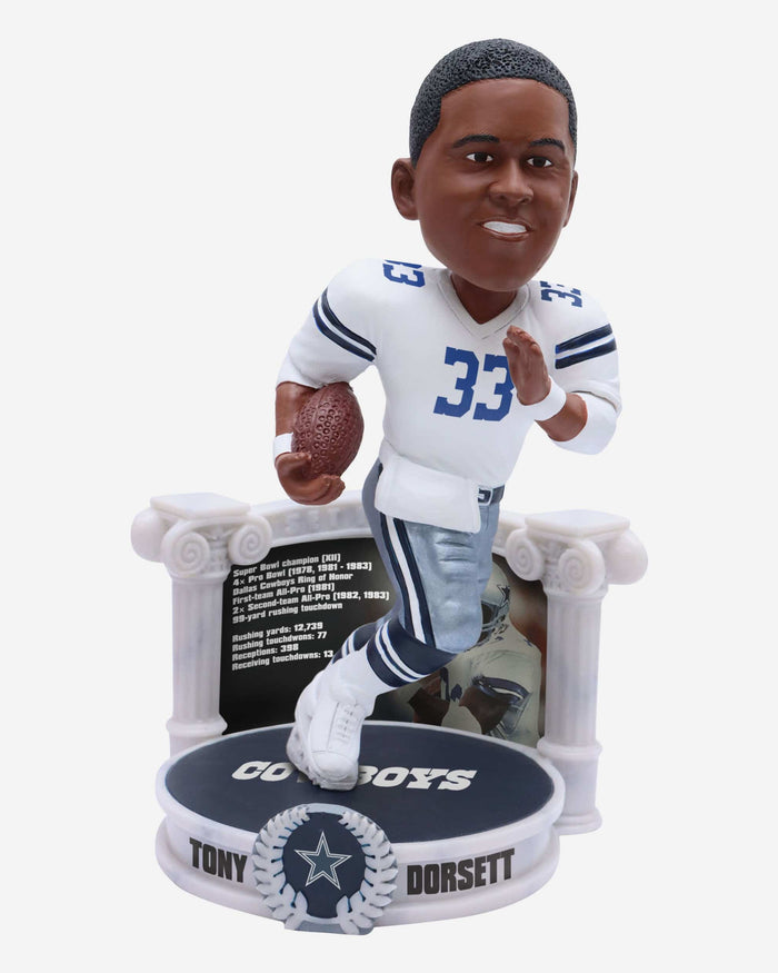 Tony Dorsett Dallas Cowboys Career Retrospective Bobblehead FOCO - FOCO.com