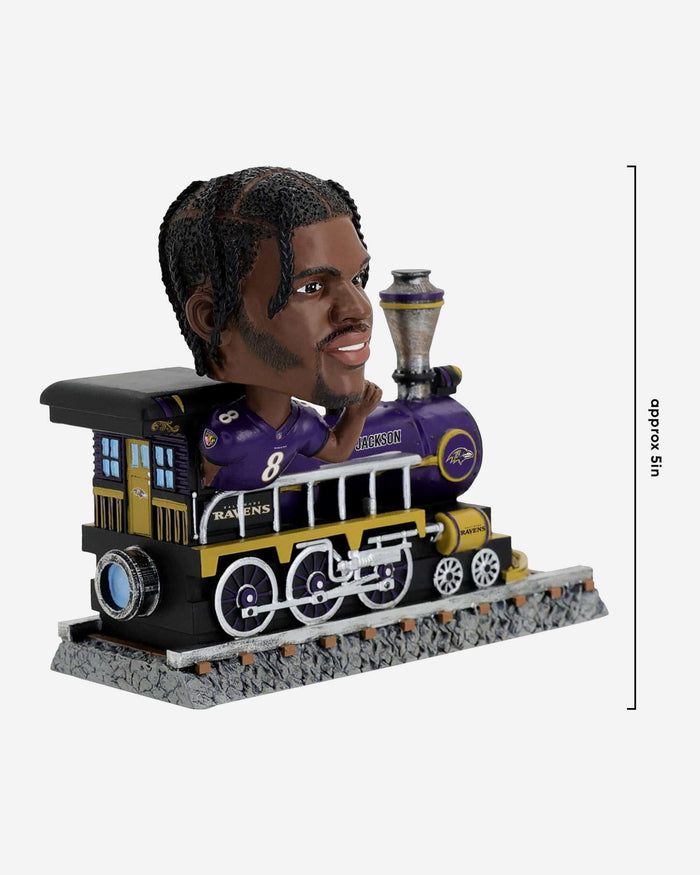 Lamar Jackson Baltimore Ravens Express Train Bobblehead FOCO - FOCO.com