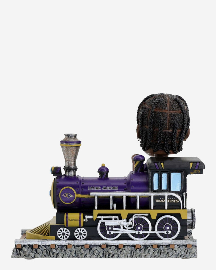 Lamar Jackson Baltimore Ravens Express Train Bobblehead FOCO - FOCO.com