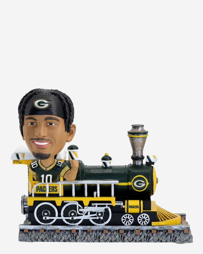 Jordan Love Green Bay Packers Express Train Bobblehead FOCO - FOCO.com