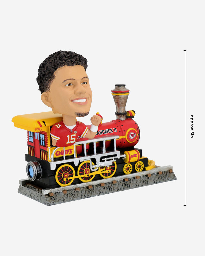 Patrick Mahomes Kansas City Chiefs Express Train Bobblehead FOCO - FOCO.com