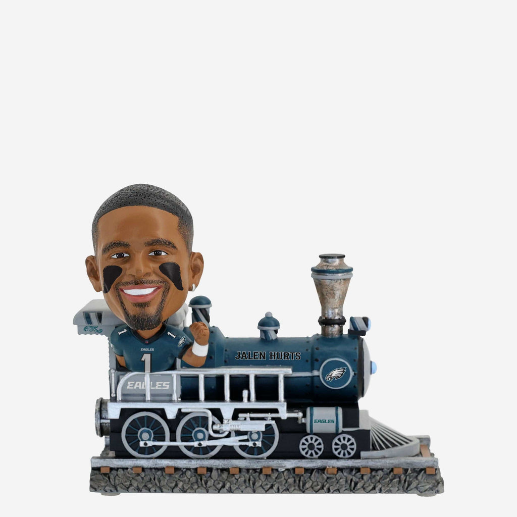 Jalen Hurts Philadelphia Eagles Express Train Bobblehead FOCO - FOCO.com