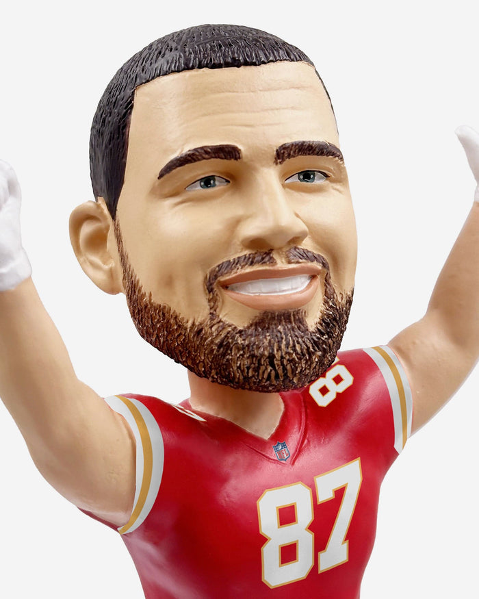 Travis Kelce Kansas City Chiefs Magnetic Stadium Base Bobblehead FOCO - FOCO.com