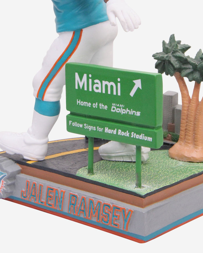 Jalen Ramsey Miami Dolphins Next Stop Bobblehead FOCO - FOCO.com