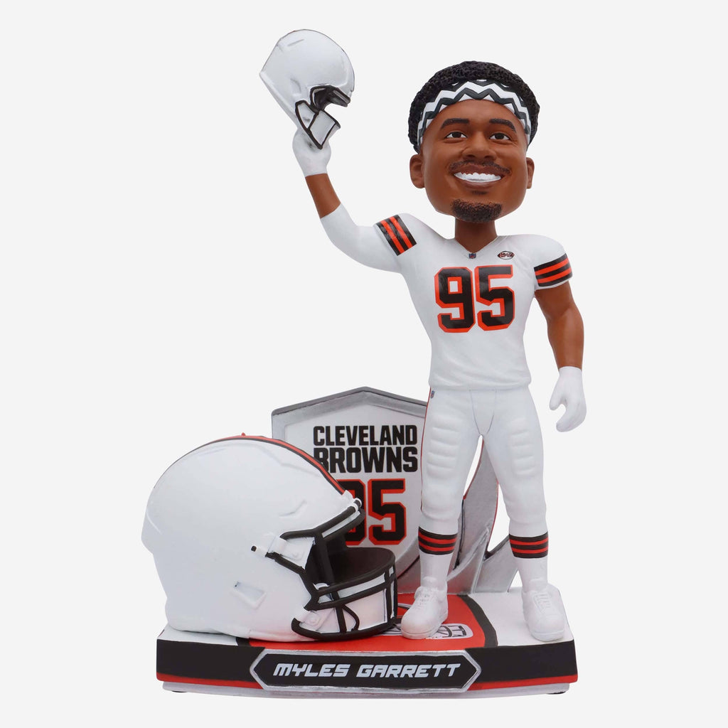 Myles Garrett Cleveland Browns 2023 Alternate Helmet Bobblehead FOCO - FOCO.com